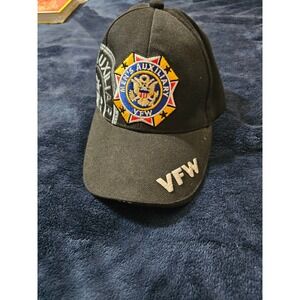 black Men's Auxiliary VFW baseball cap vintage